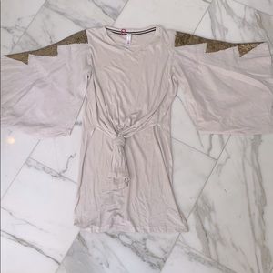 Bowie and James junior glitter kimono cover up